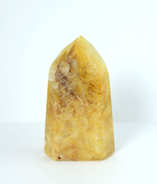 Unikat Limonit-Quarz Spitze "Golden Healer"