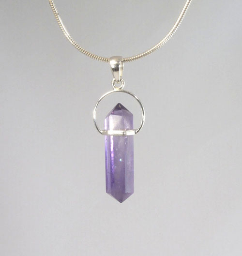 Anhänge Amethyst Spitze
