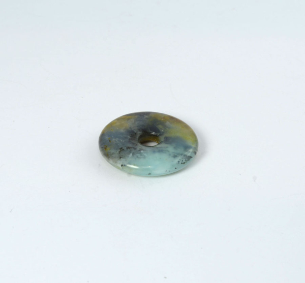 Unikat Andenopal Türkis Donut 30 mm