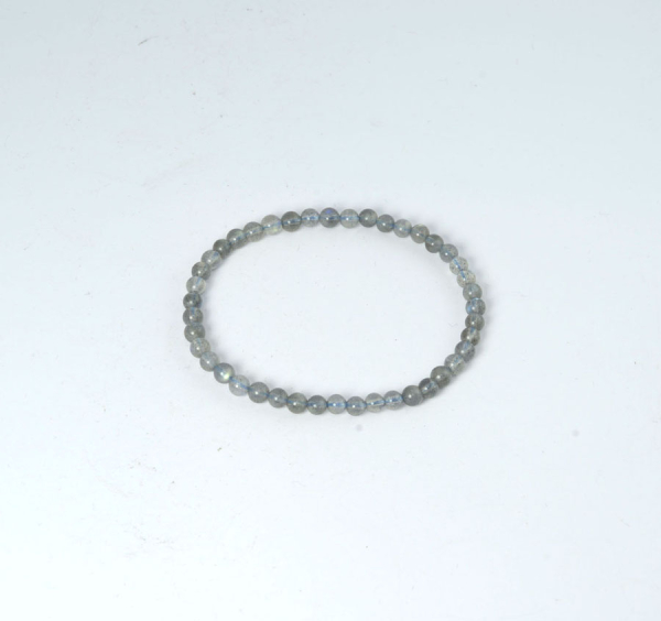 Labradorit Armband Kugel 4 mm