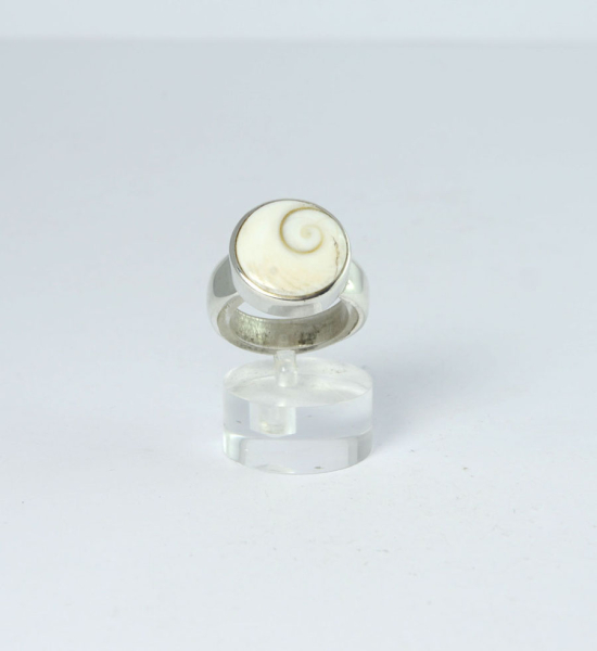 Unikat Ring Shivas Auge Rund 14 mm