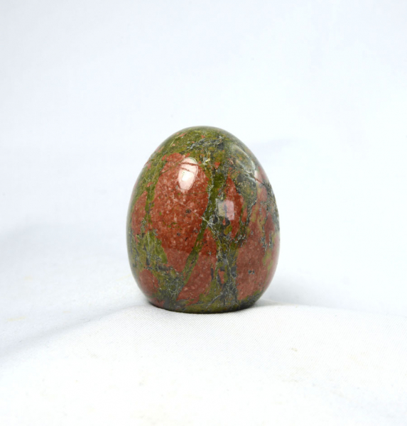 Epidot Unakit Ei Mittel 44x35 mm
