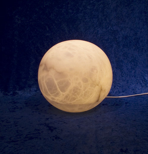 Alabaster-Leuchte 21 cm