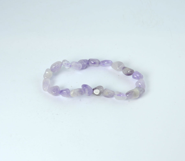 Amethyst gebändert "Chevron-Amethyst" Armband Barock Klein