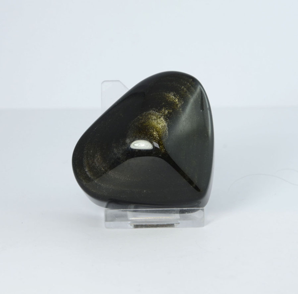 Unikat Herz Gold-Obsidian