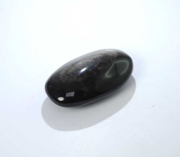 Unikat Silber-Obsidian Linsenstein