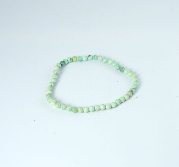 Türkis Armband Kugel 4 mm Facettiert