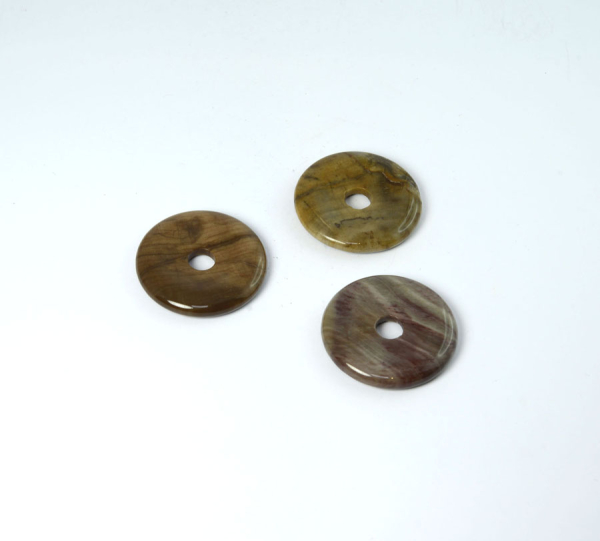 Versteinertes Holz Donut 40 mm