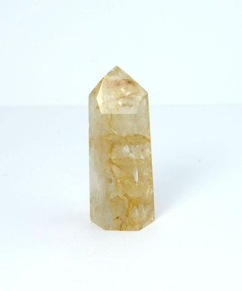 Unikat Limonit-Quarz Spitze "Golden Healer" Klein