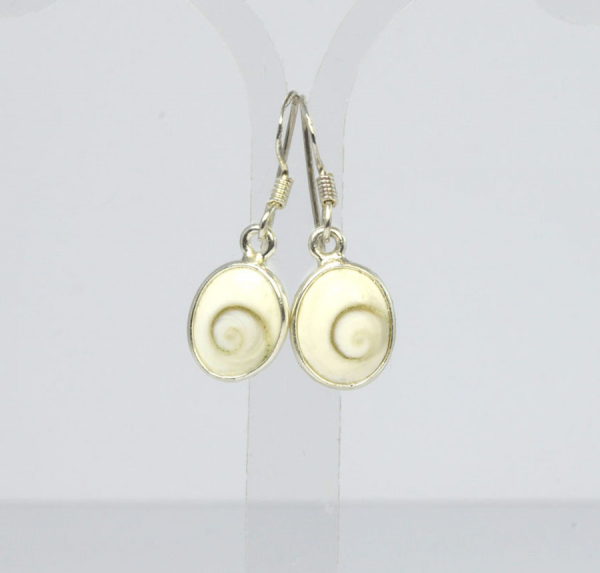 Ohrhänger Shivas Auge Oval 10x8 mm
