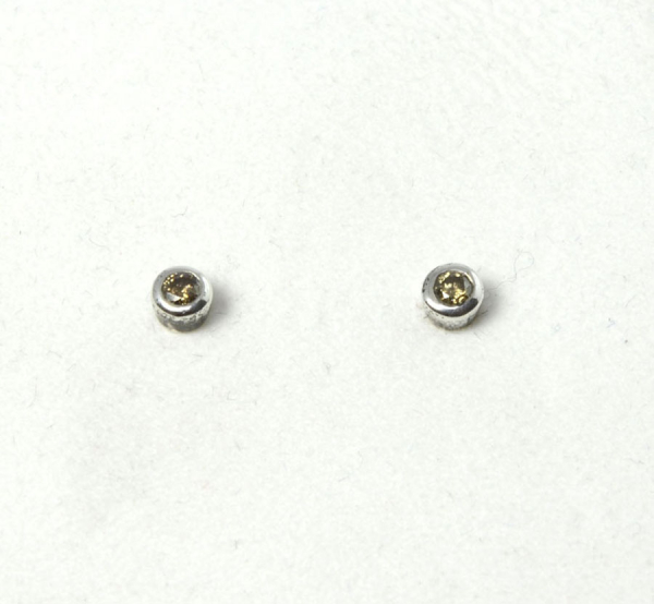Ohrstecker Diamant Rund