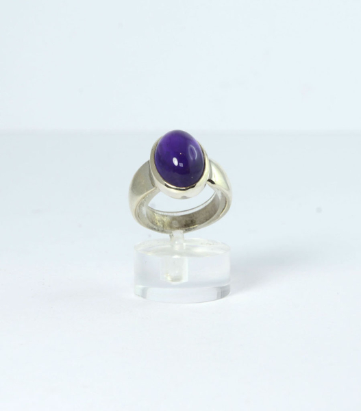 Unikat Ring Amethyst Oval 14x11 mm