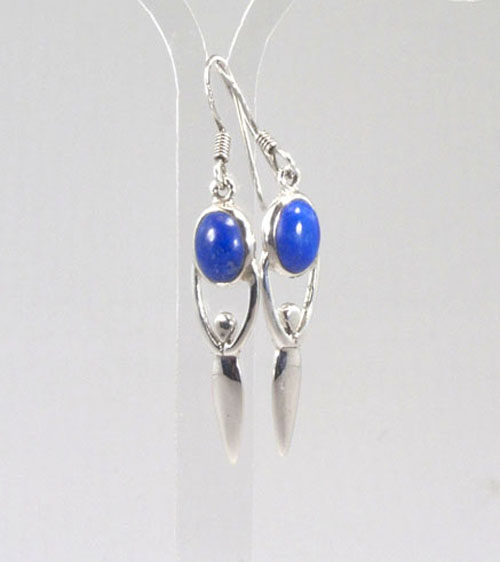 Ohrhänger Lapislazuli Göttin